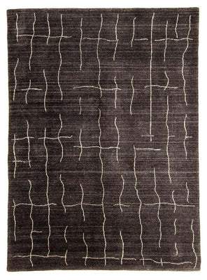Gabbeh Rug - Loribaft Indus - 200 x 142 cm - dark brown