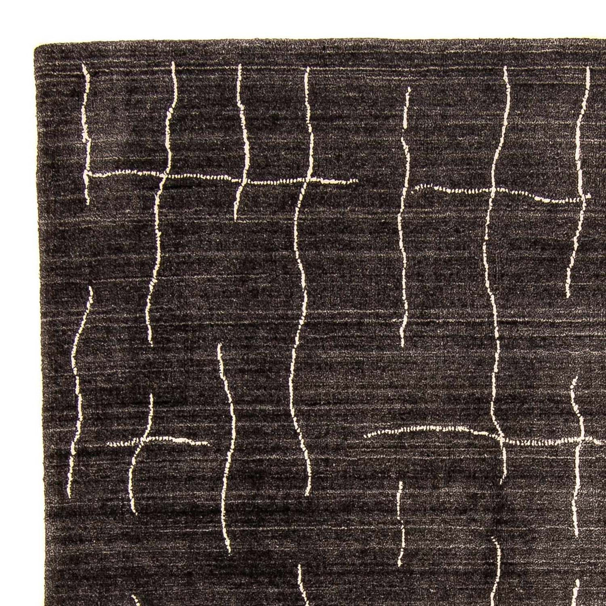 Gabbeh Rug - Loribaft Indus - 200 x 142 cm - dark brown