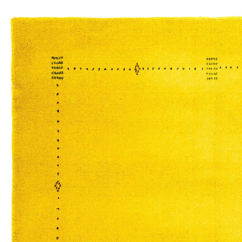 Gabbeh Rug - Loribaft Indus - 228 x 163 cm - yellow