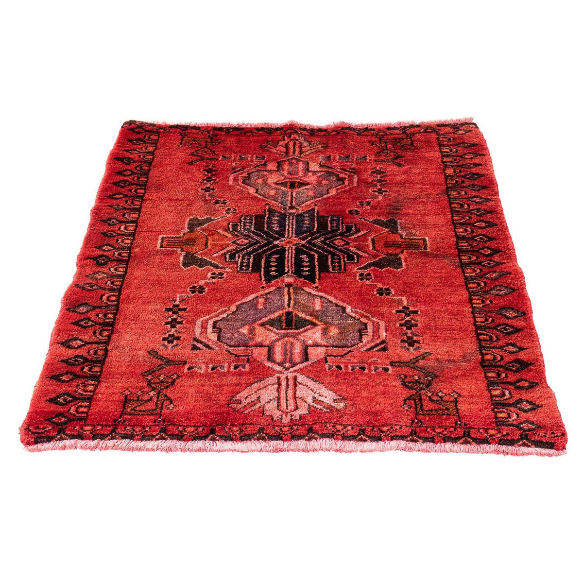 Perser Rug - Keshan square  - 107 x 96 cm - light red