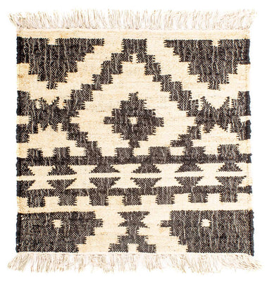 Kelim Rug - Trendy square  - 64 x 64 cm - beige