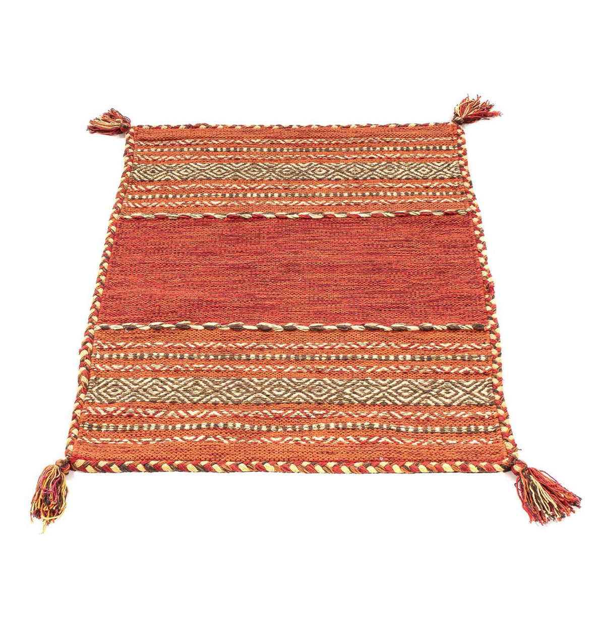 Kelim Rug - Trendy - 90 x 60 cm - red