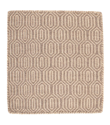 Kelim Rug - Trendy square  - 46 x 45 cm - light brown