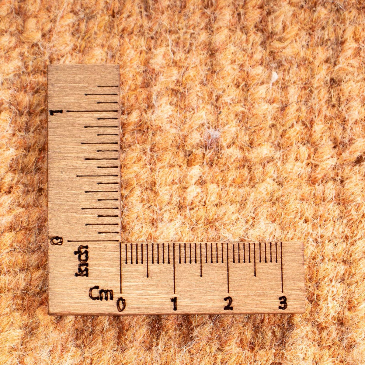 Nepal Rug square  - 49 x 44 cm - orange