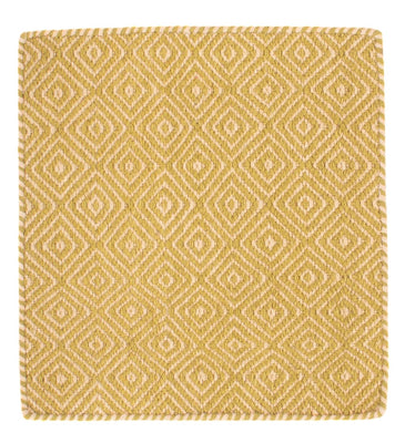 Kelim Rug - Trendy square  - 47 x 43 cm - gold