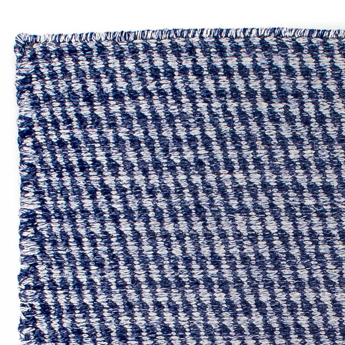 Kelim Rug - Trendy square  - 63 x 62 cm - dark blue