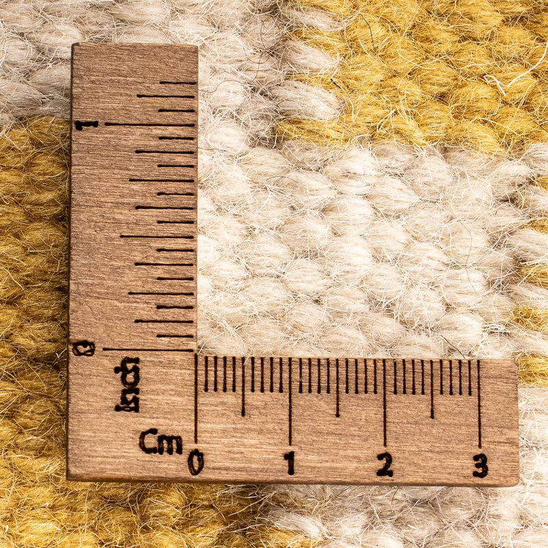 Kelim Rug - Trendy square  - 80 x 72 cm - beige