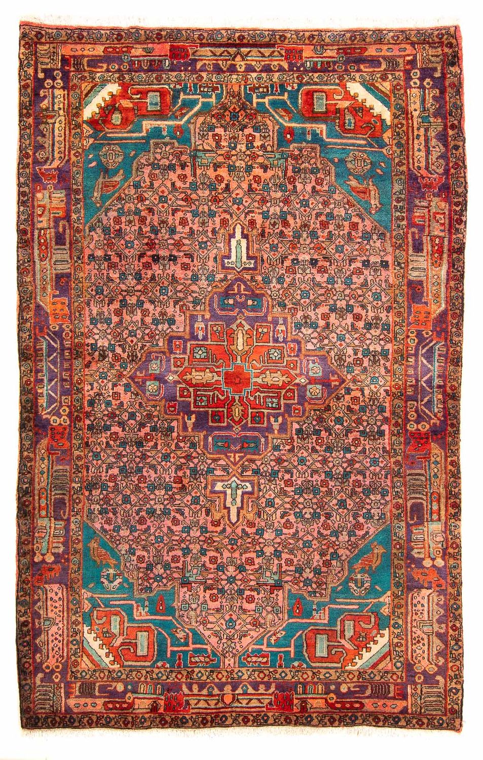 Runner Perser Rug - Nomadic - 257 x 100 cm - multicolored