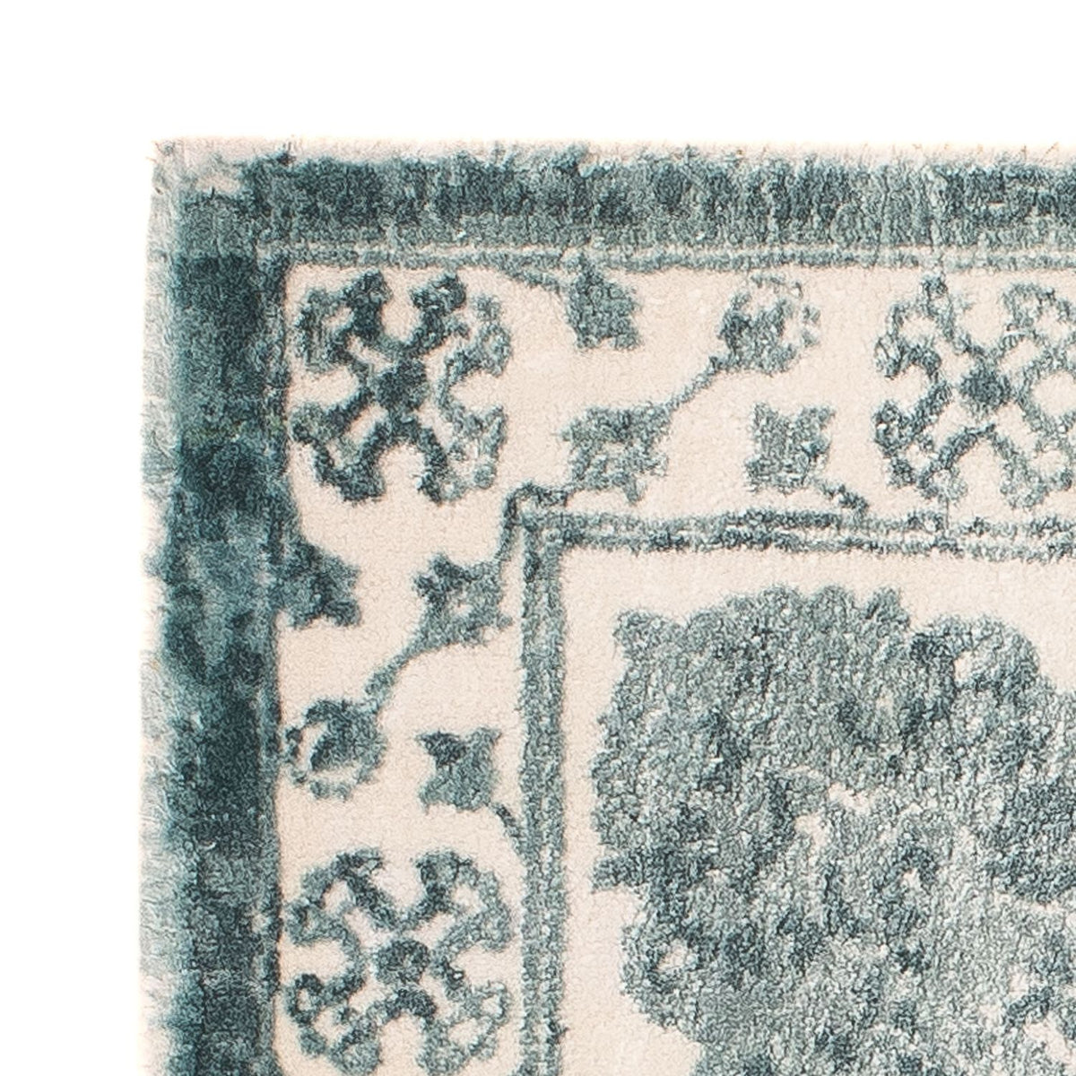 Viscose Rug square  - 55 x 50 cm - beige