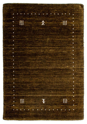 Gabbeh Rug - Loribaft Indus - 91 x 64 cm - dark brown