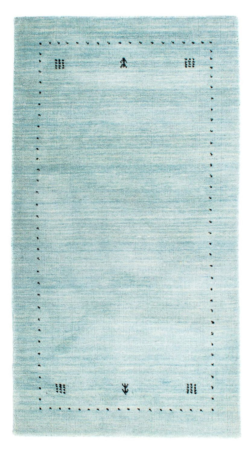 Gabbeh Rug - Loribaft Indus - 140 x 70 cm - light blue