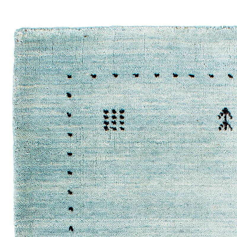 Gabbeh Rug - Loribaft Indus - 95 x 65 cm - light blue