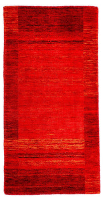 Gabbeh Rug - Loribaft Indus - 142 x 77 cm - red