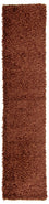 Runner High-Pile Rug - 295 x 66 cm - brown