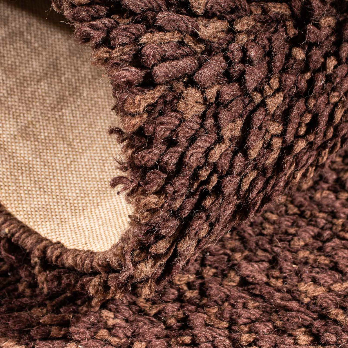 Runner High-Pile Rug - 304 x 65 cm - brown