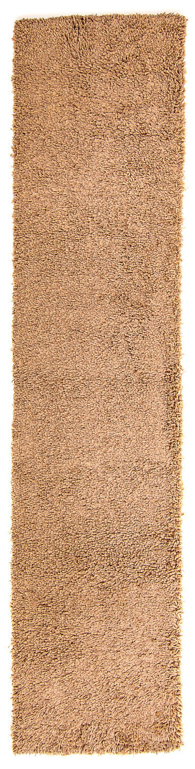 Runner High-Pile Rug - 310 x 65 cm - light brown