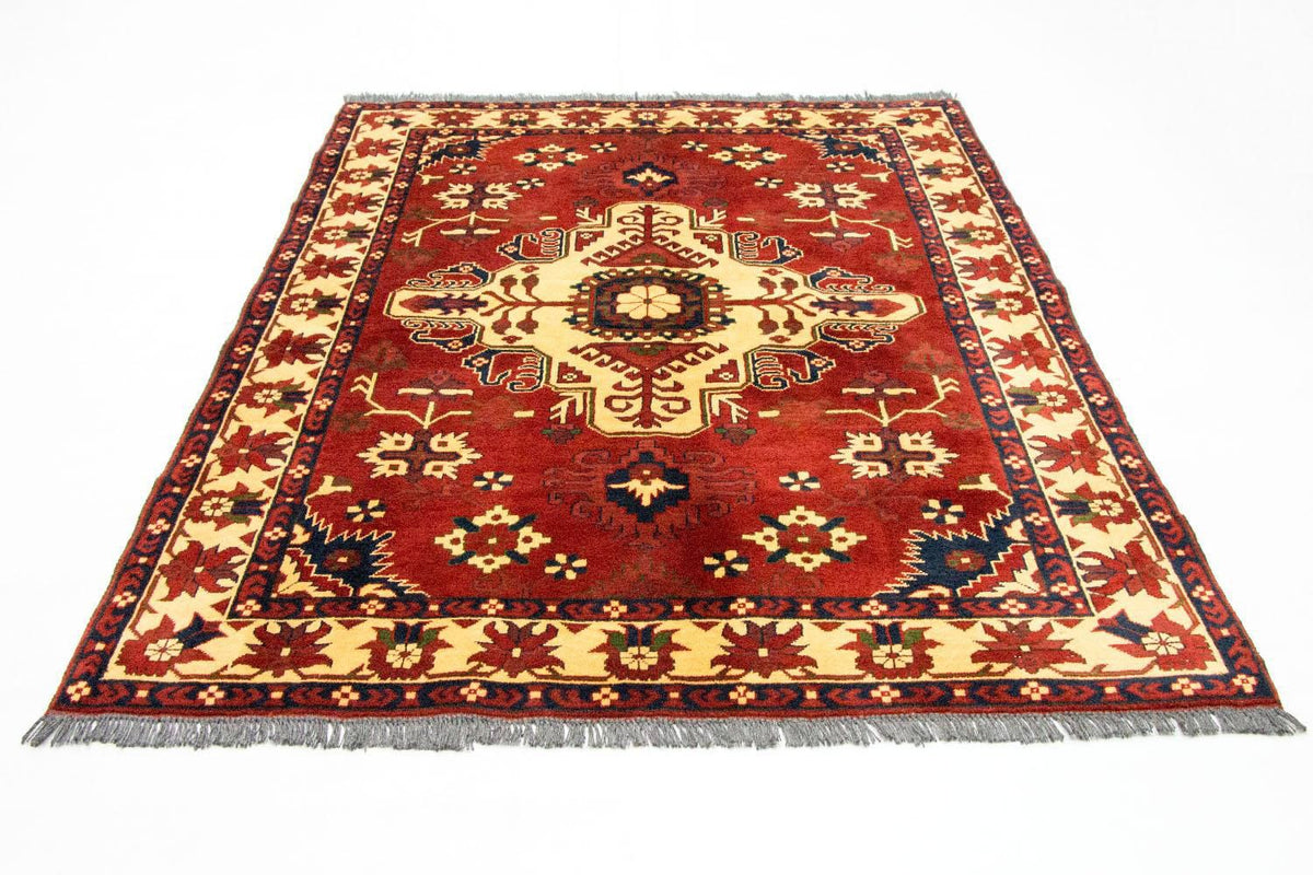 Afghan Rug - Hatschlu - 195 x 159 cm - rust