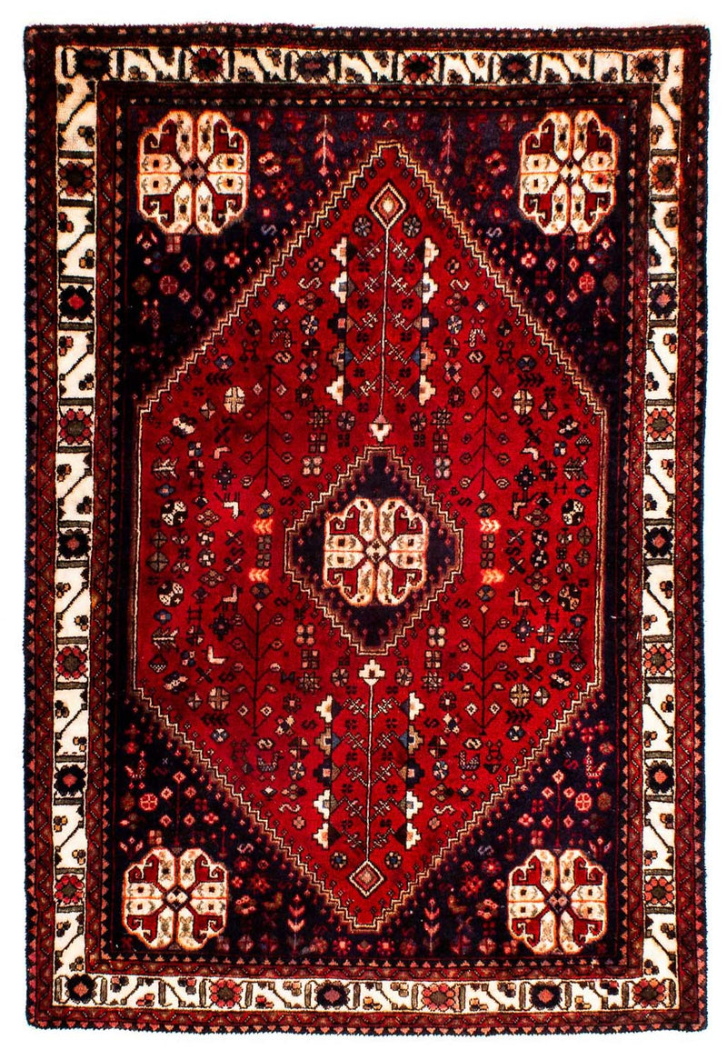 Perser Rug - Nomadic - 144 x 98 cm - dark red