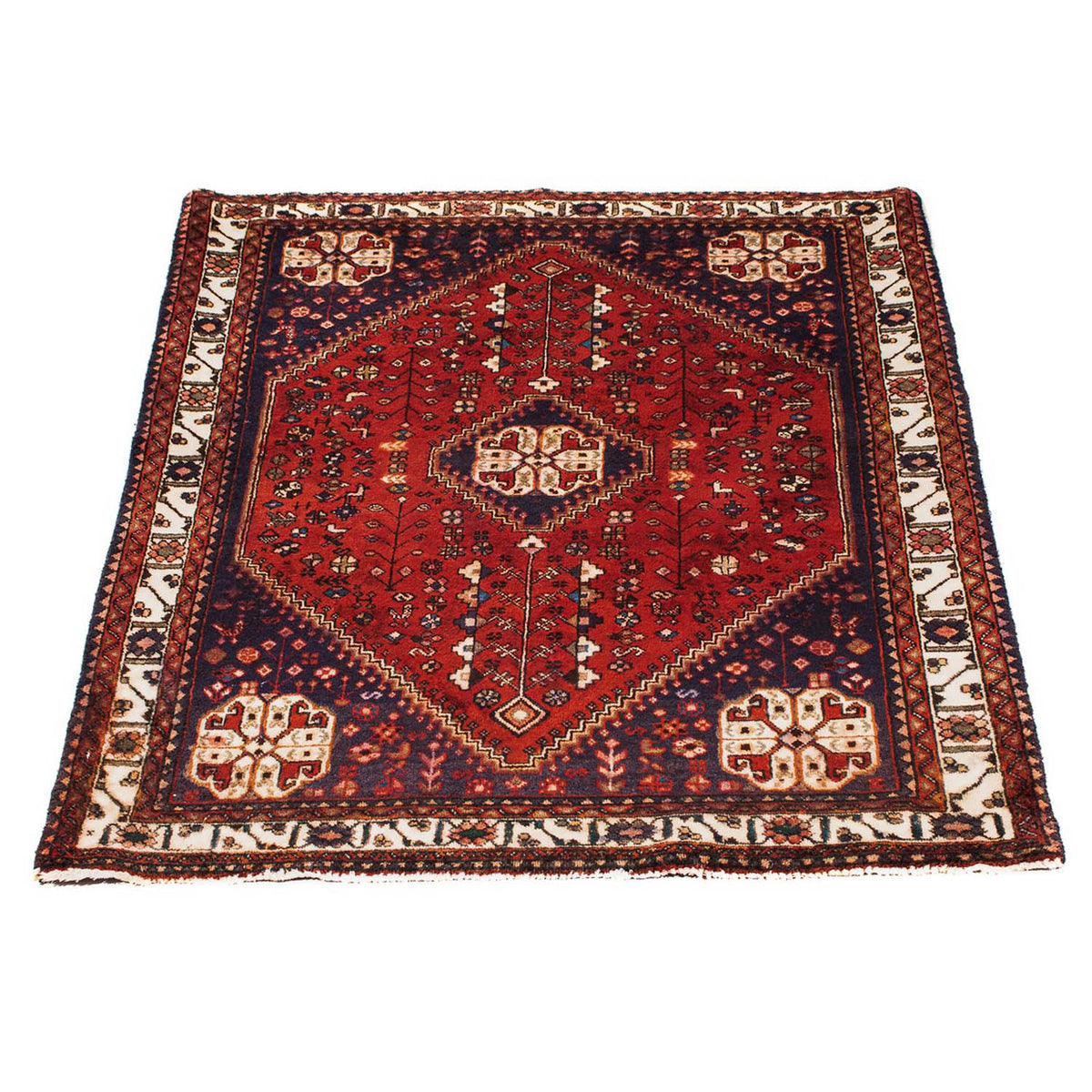 Perser Rug - Nomadic - 144 x 98 cm - dark red
