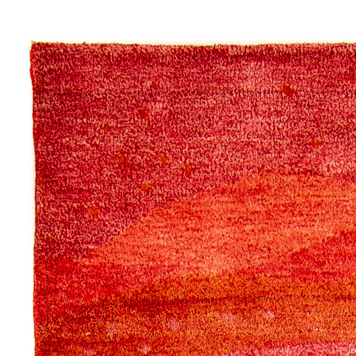Runner Gabbeh Rug - Indus - 197 x 77 cm - red