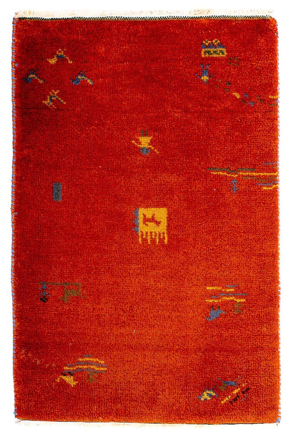 Gabbeh Rug - Indus - 90 x 60 cm - red