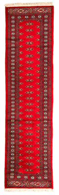 Runner Pakistani Rug - 326 x 76 cm - red