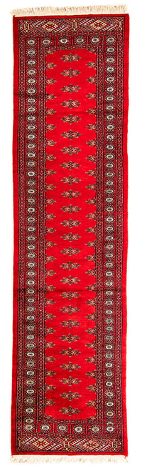 Runner Pakistani Rug - 326 x 76 cm - red
