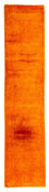 Runner Gabbeh Rug - Loribaft Perser - 395 x 80 cm - orange