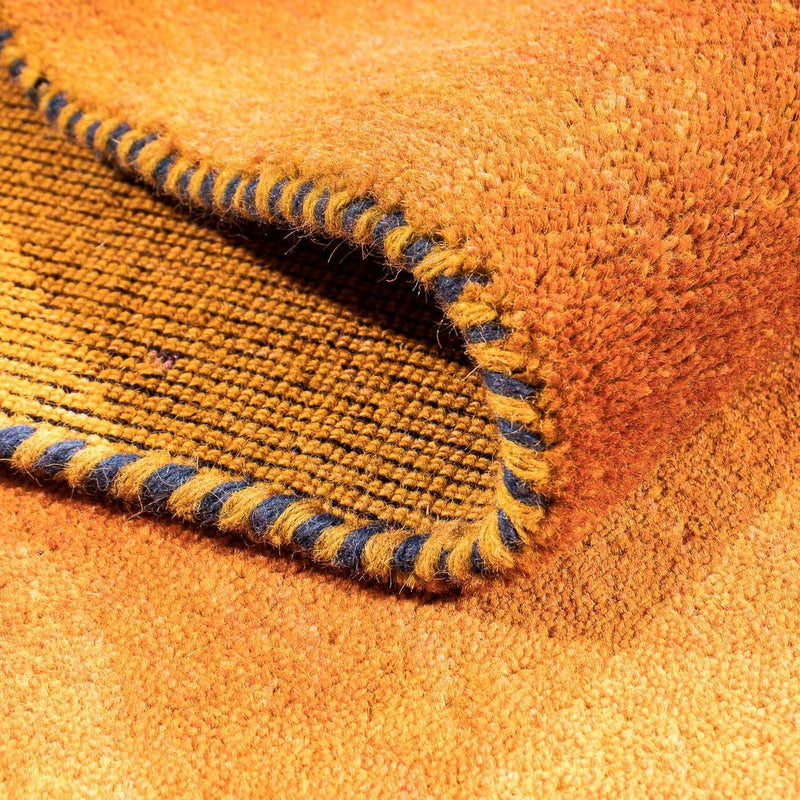 Runner Gabbeh Rug - Loribaft Perser - 395 x 80 cm - orange