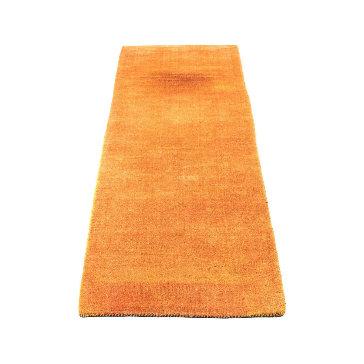 Runner Gabbeh Rug - Loribaft Perser - 395 x 80 cm - orange