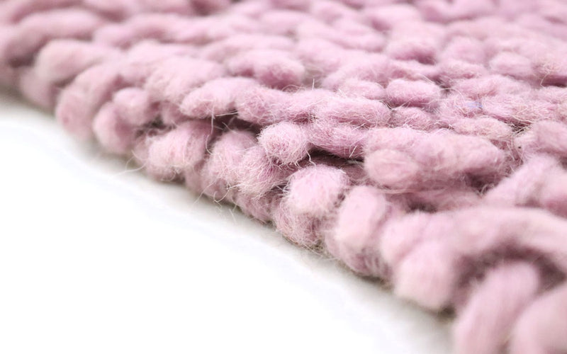 Runner High-Pile Rug - 315 x 79 cm - purple