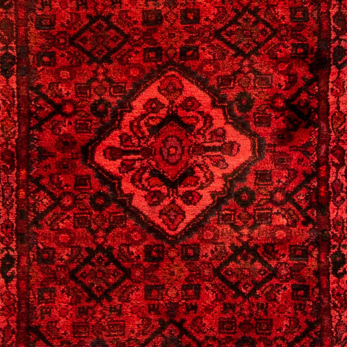 Runner Perser Rug - Nomadic - 277 x 77 cm - dark red