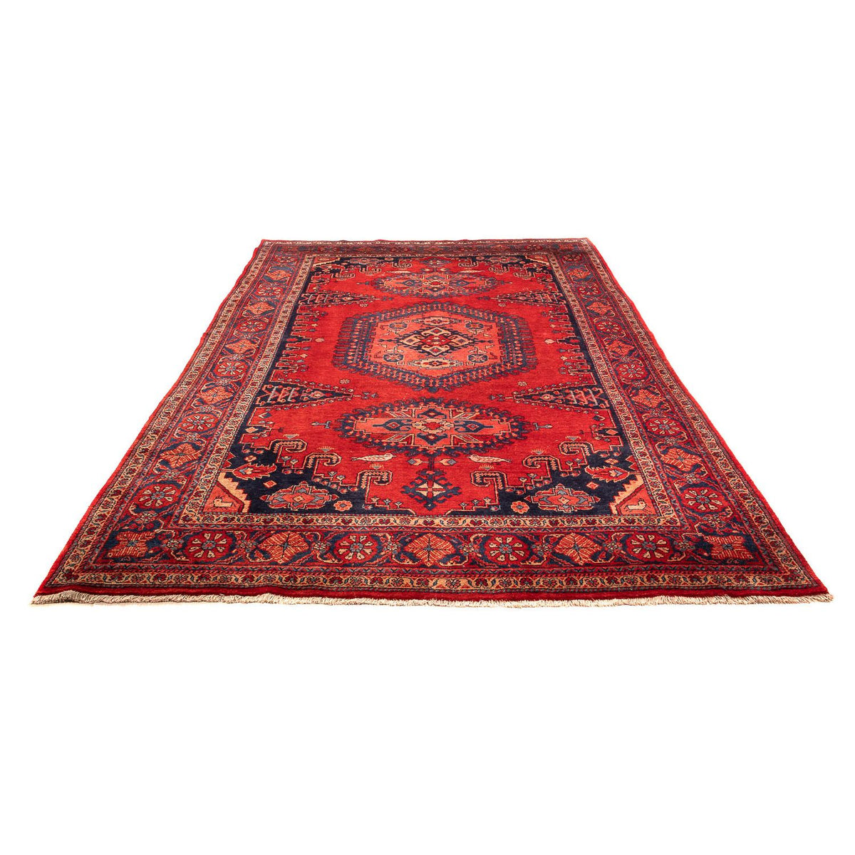 Perser Rug - Nomadic - 333 x 210 cm - dark red