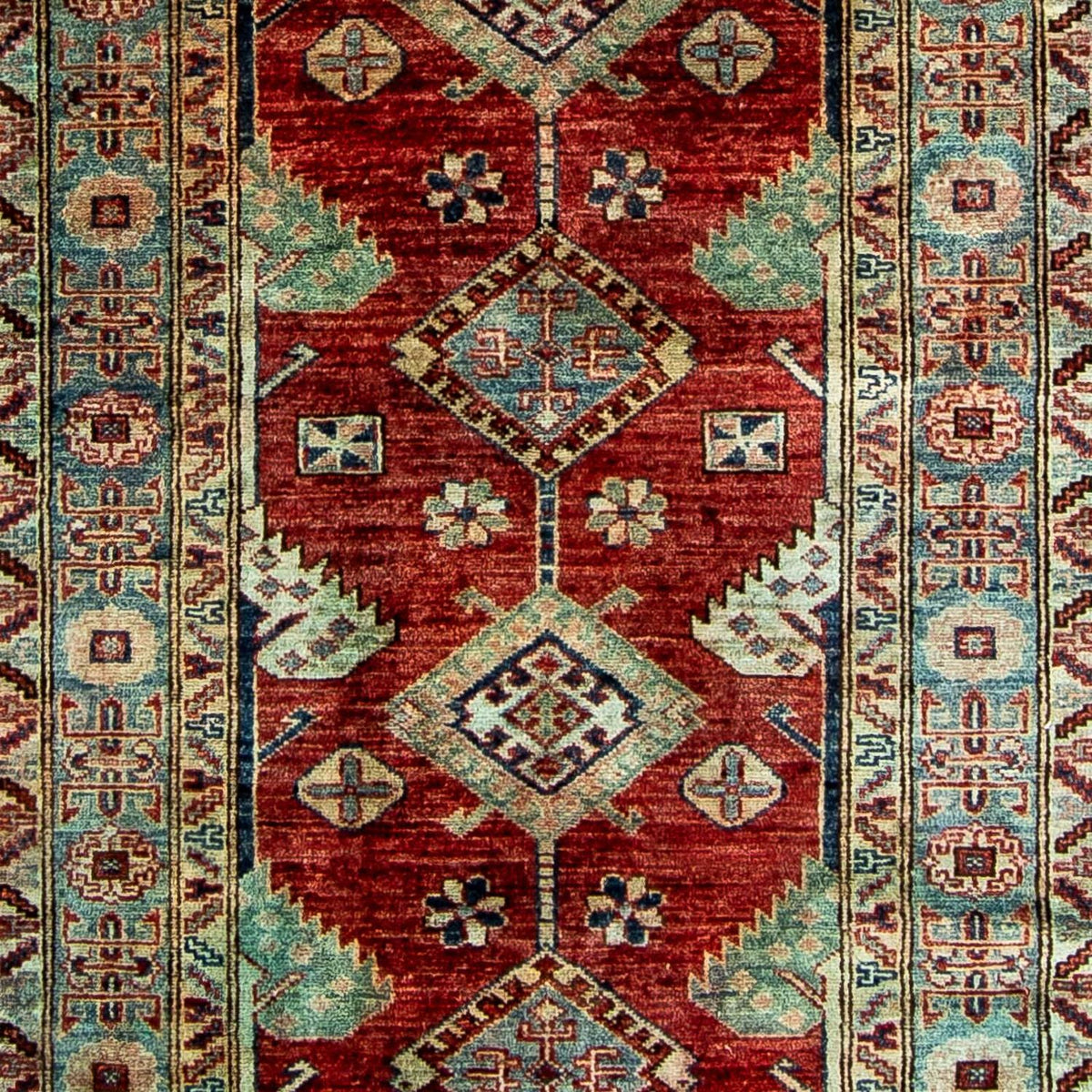 Runner Ziegler Rug - Kazak - 315 x 82 cm - dark red