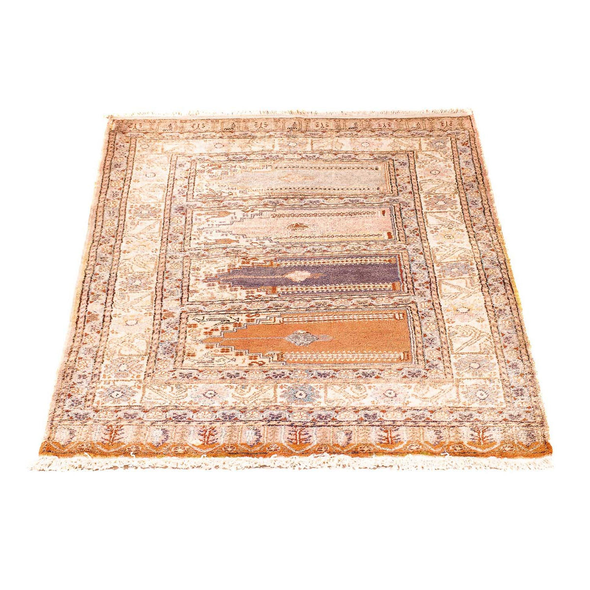 Silk Rug - Kayseri - 127 x 90 cm - multicolored