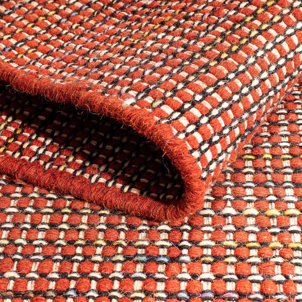 Kelim Rug - Trendy - 160 x 91 cm - red