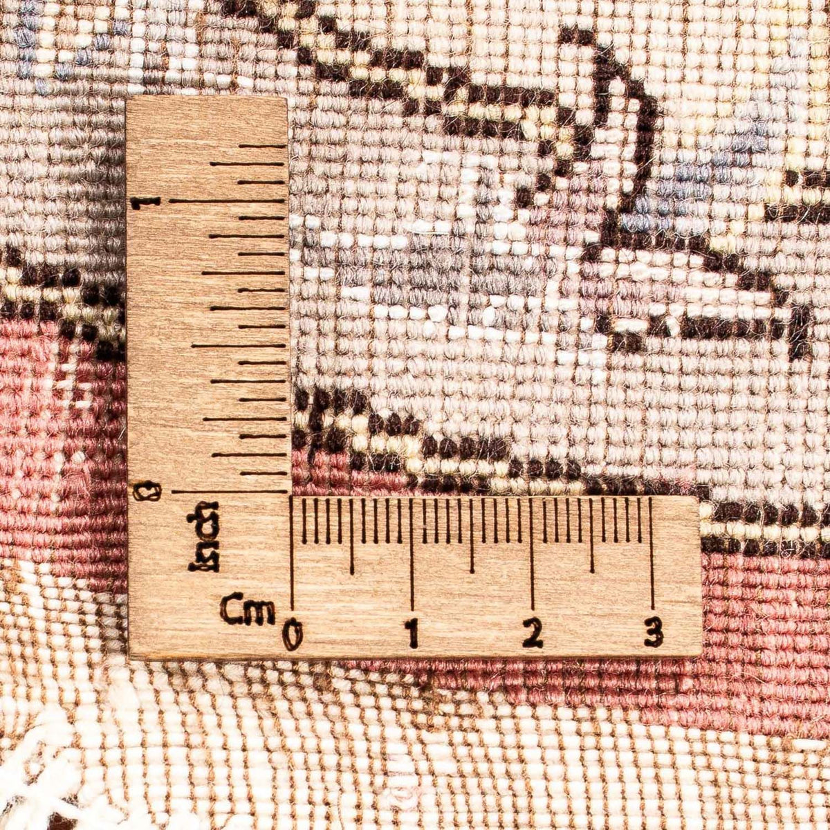 Perser Rug - Tabriz - Royal round  - 102 x 102 cm - light red