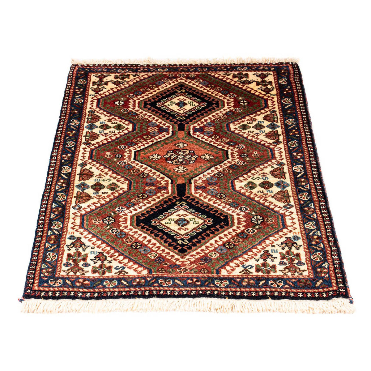 Perser Rug - Nomadic - 101 x 64 cm - light brown