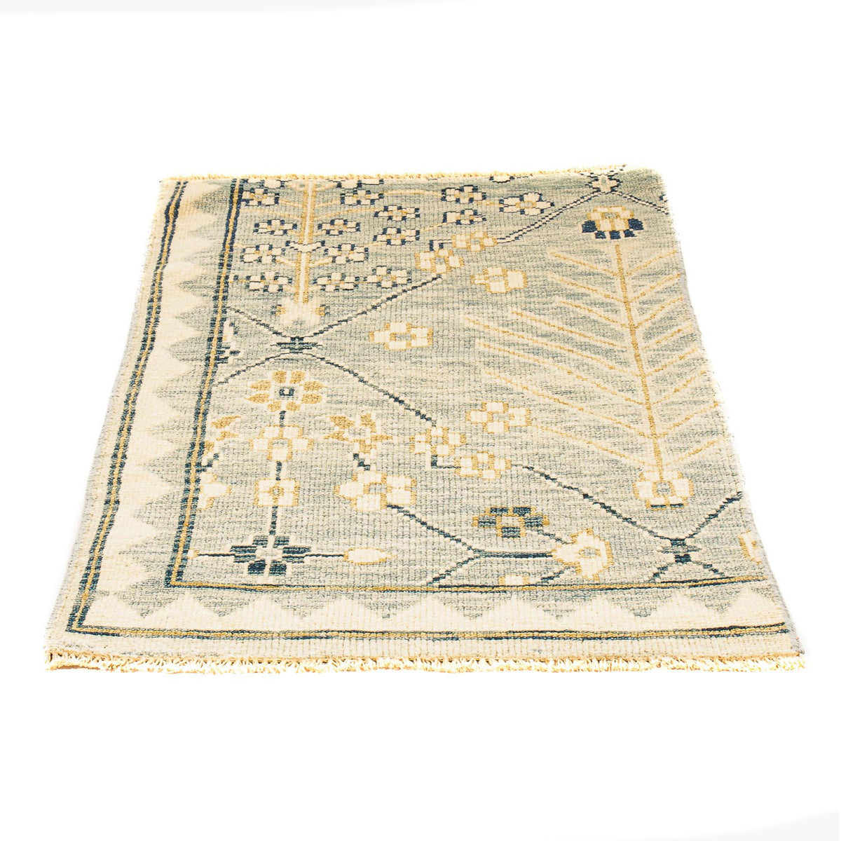 Ziegler Rug - Modern - 92 x 62 cm - light blue