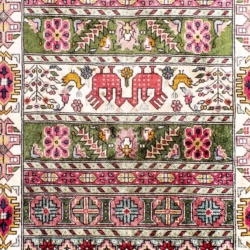 Runner Silk Rug - Kayseri - 156 x 76 cm - multicolored