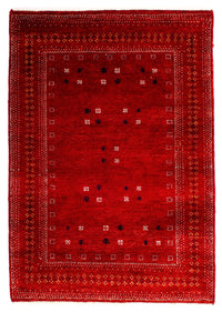 Gabbeh Rug - Loribaft Perser - 120 x 81 cm - dark red