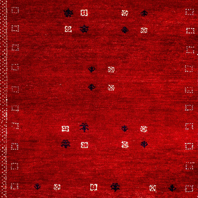 Gabbeh Rug - Loribaft Perser - 120 x 81 cm - dark red