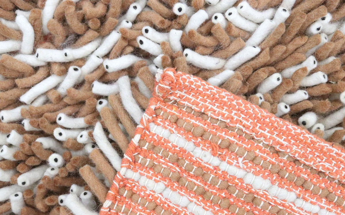 Runner High-Pile Rug - 188 x 101 cm - multicolored