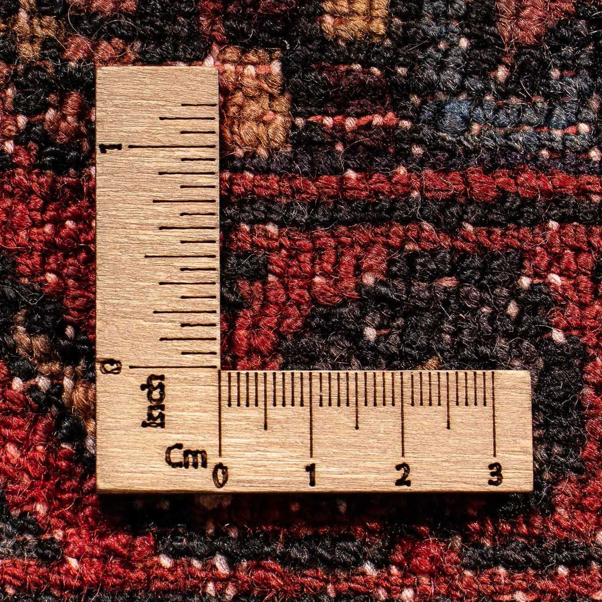 Perser Rug - Nomadic square  - 92 x 82 cm - dark red