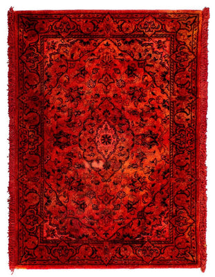 Perser Rug - Keshan - 98 x 70 cm - dark red