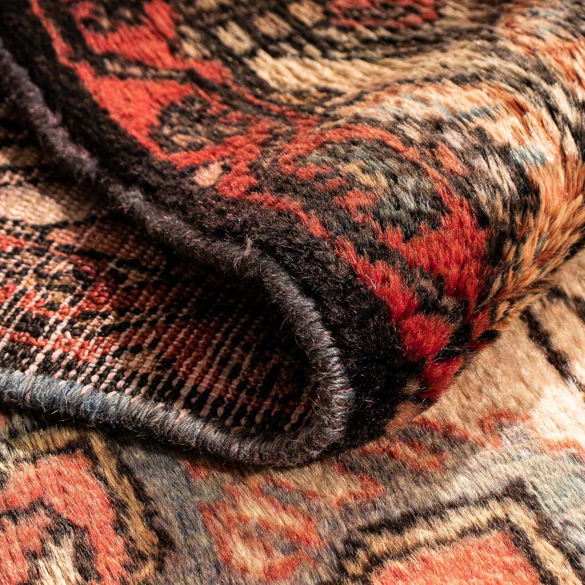 Perser Rug - Nomadic - 131 x 88 cm - beige