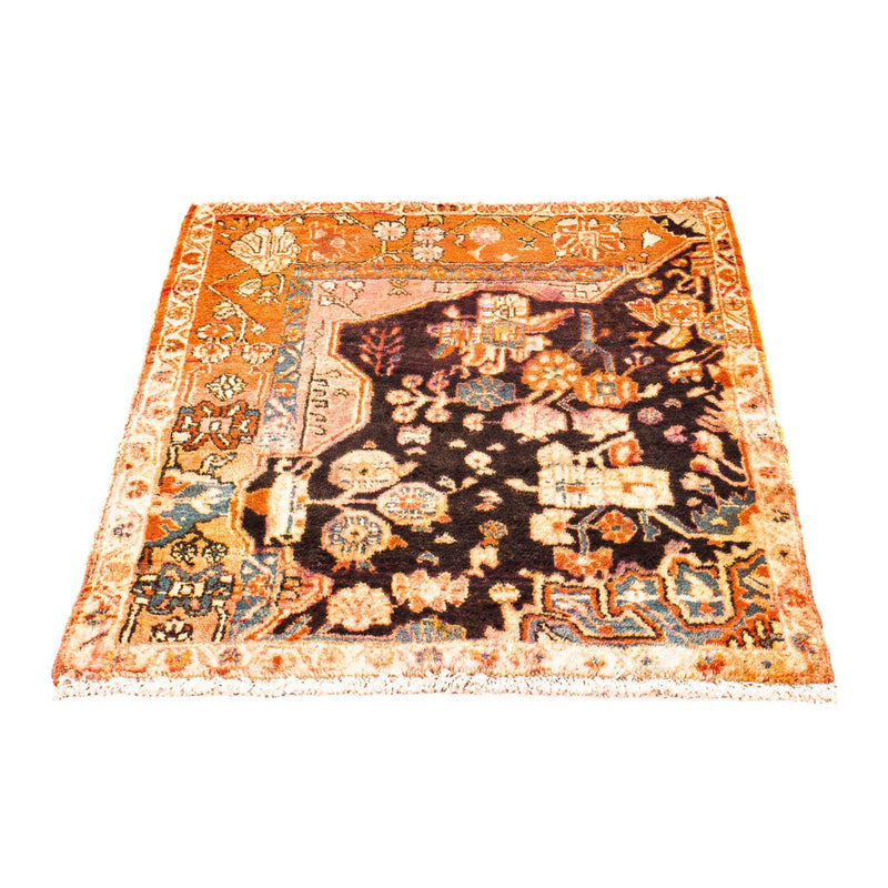 Perser Rug - Nomadic square  - 100 x 85 cm - light red