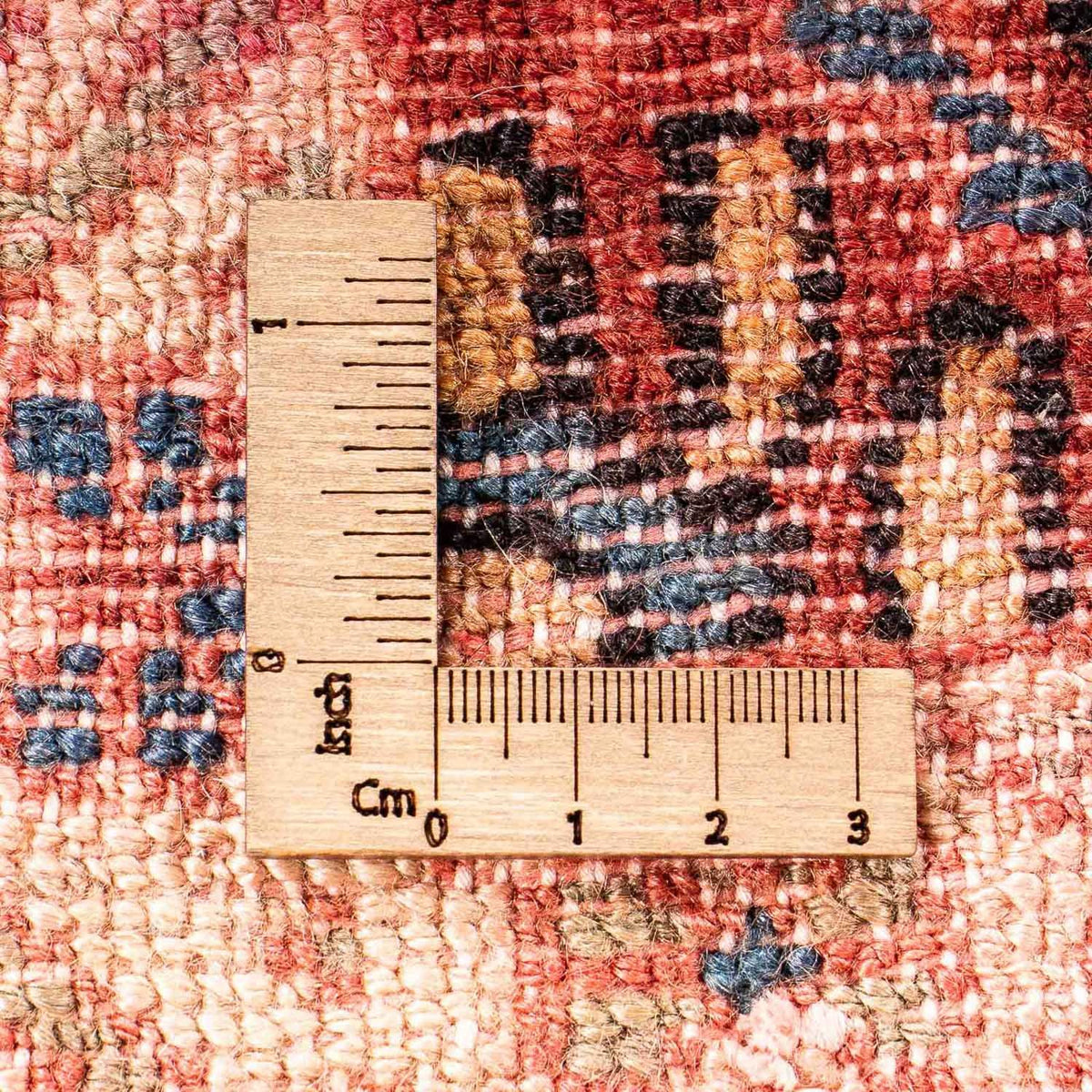 Perser Rug - Nomadic square  - 100 x 85 cm - light red