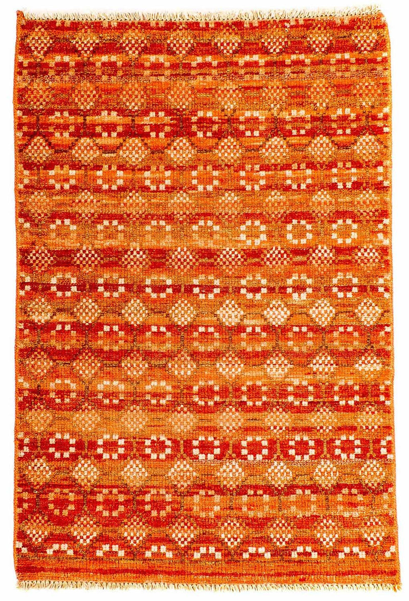 Designer Rug - 92 x 62 cm - orange