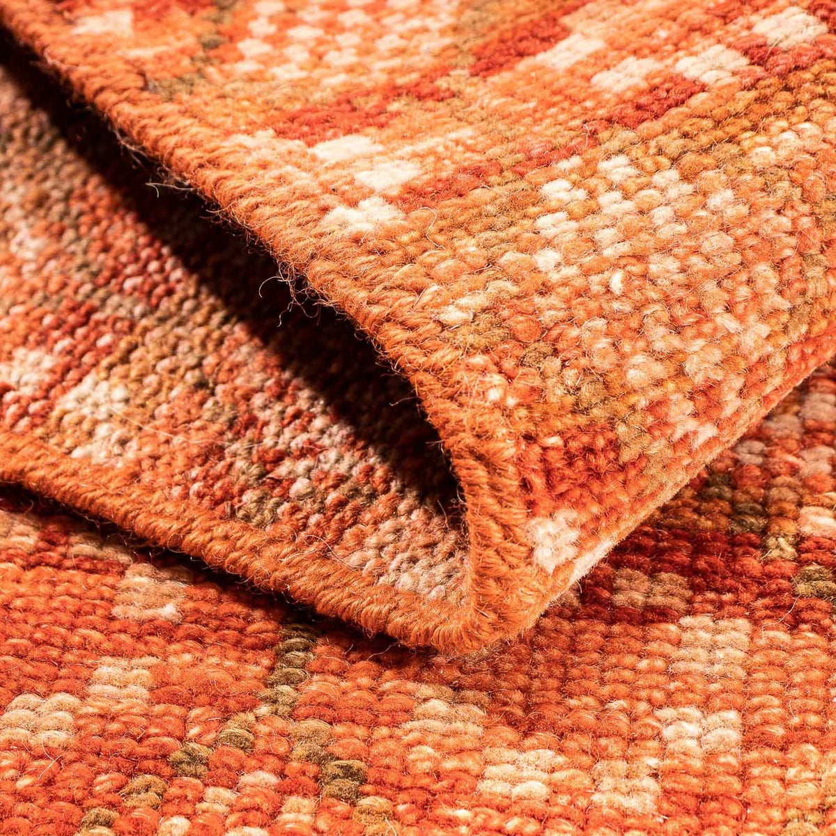 Designer Rug - 92 x 62 cm - orange